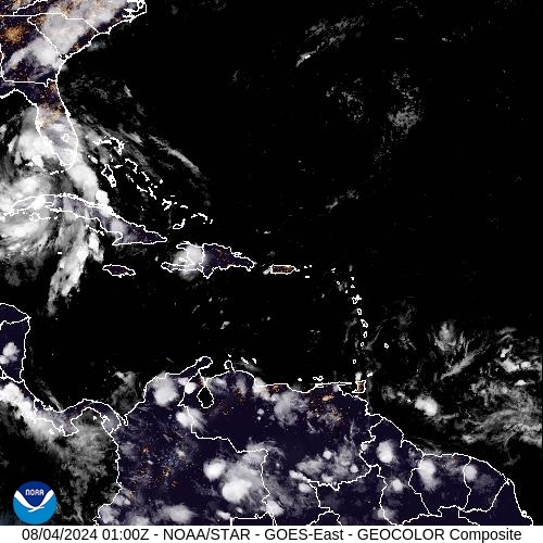 Satellite - Puerto Rico - Sat 03 Aug 22:00 EDT