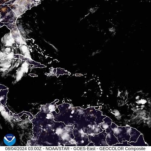 Satellite - Cuba/East - Sun 04 Aug 00:00 EDT