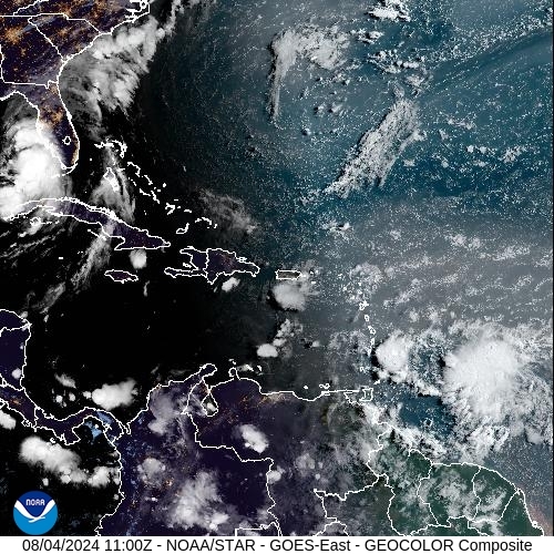 Satellite - Puerto Rico - Sun 04 Aug 08:00 EDT
