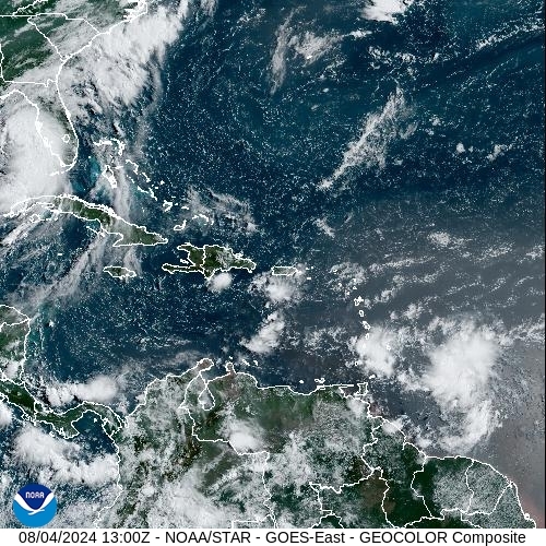 Satellite - Cuba/East - Sun 04 Aug 10:00 EDT