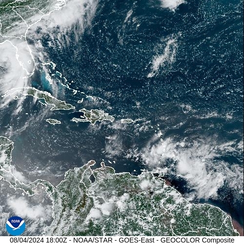 Satellite - Alizes Ouest - Sun 04 Aug 15:00 EDT