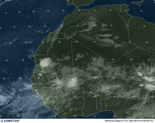 Satellite - Point Noire - Mon 05 Aug 01:00 EDT