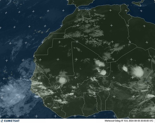 Satellite - Point Noire - Mon 05 Aug 17:00 EDT