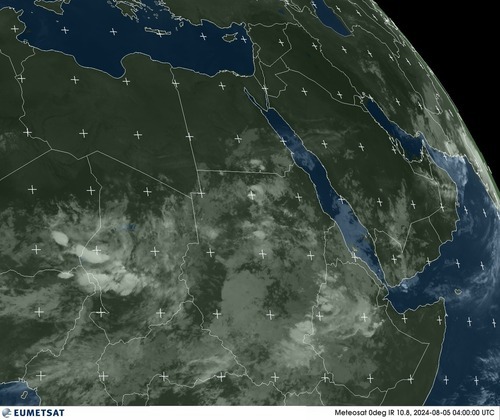 Satellite - South - Mon 05 Aug 01:00 EDT