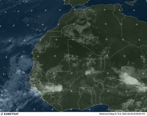 Satellite - Gulf of Guinea - Tue 06 Aug 02:00 EDT