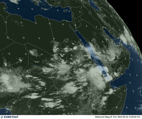 Satellite - Arabian Sea - Tue 06 Aug 12:00 EDT