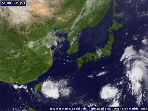 Satellite - Hokkaido - Mon 05 Aug 22:00 EDT