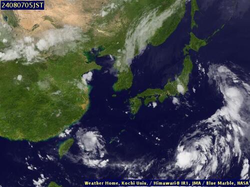 Satellite - Hokkaido - Tue 06 Aug 18:00 EDT