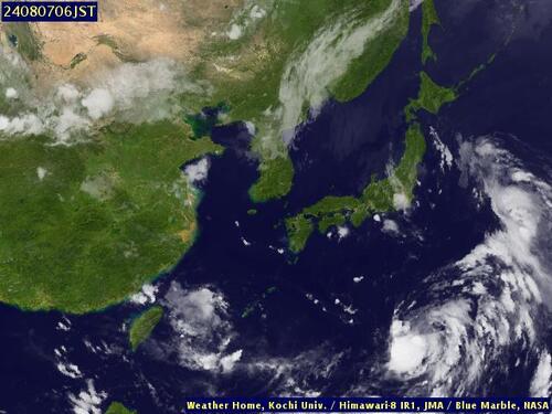 Satellite - Philippine Sea (North) - Tue 06 Aug 19:00 EDT