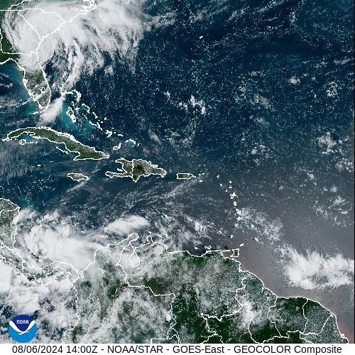 Satellite - Lesser Antilles - Tue 06 Aug 11:00 EDT