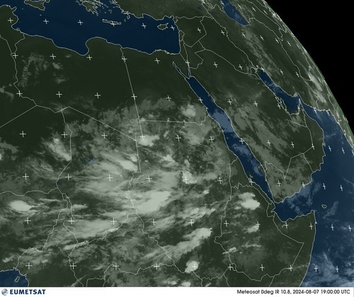 Satellite - South - Wed 07 Aug 16:00 EDT