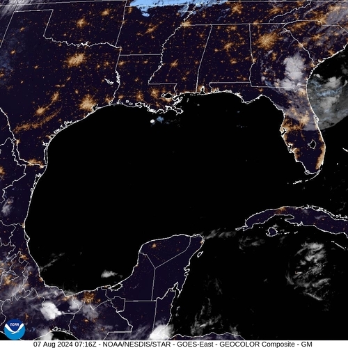 Satellite - Cuba/West - Wed 07 Aug 04:16 EDT