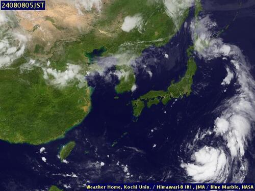 Satellite - Sea of Japan - Wed 07 Aug 18:00 EDT