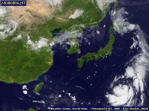 Satellite - South China Sea/North - Wed 07 Aug 19:00 EDT