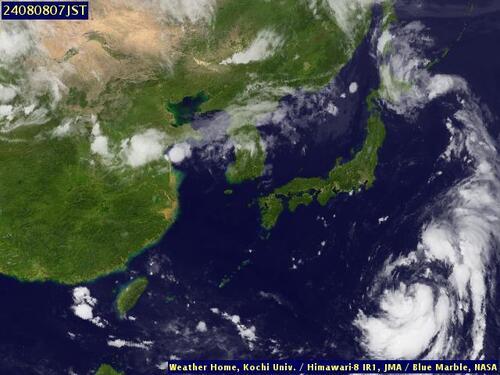 Satellite - Philippine Sea (Centr.) - Wed 07 Aug 20:00 EDT