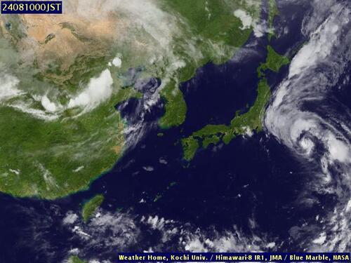 Satellite - Philippine Sea (Centr.) - Fri 09 Aug 13:00 EDT