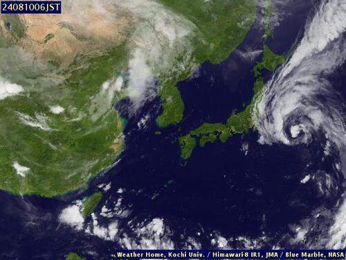 Satellite - Hokkaido - Fri 09 Aug 19:00 EDT