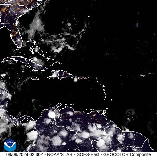 Satellite - Alizes Ouest - Thu 08 Aug 23:30 EDT