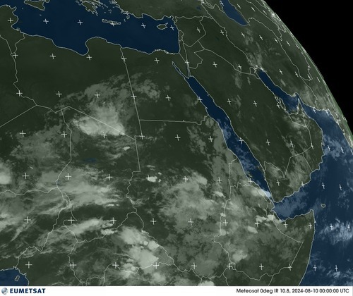 Satellite - Gulf of Aden - Fri 09 Aug 21:00 EDT