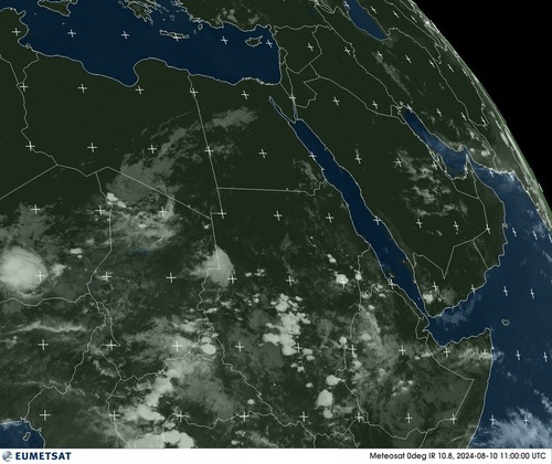 Satellite - Arabian Sea (East) - Sat 10 Aug 08:00 EDT