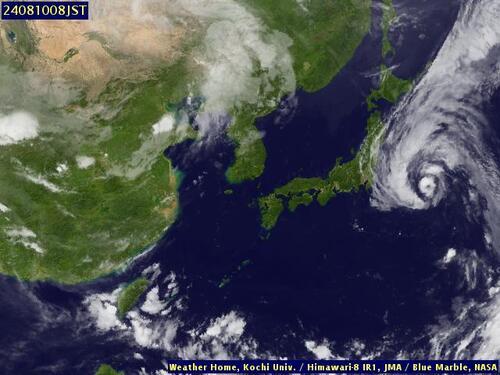 Satellite - Philippine Sea (Centr.) - Fri 09 Aug 21:00 EDT