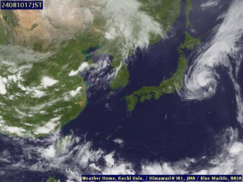 Satellite - Sea of Japan - Sat 10 Aug 06:00 EDT