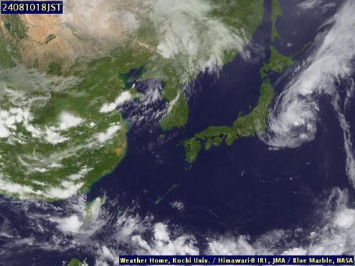 Satellite - Sea of Japan - Sat 10 Aug 07:00 EDT