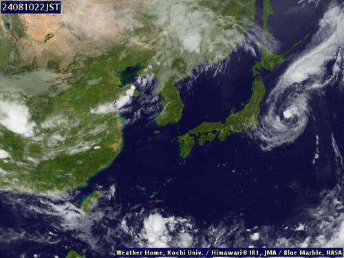 Satellite - Bo Hai - Sat 10 Aug 11:00 EDT