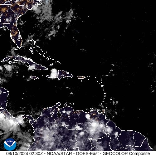 Satellite - Alizes Ouest - Fri 09 Aug 23:30 EDT