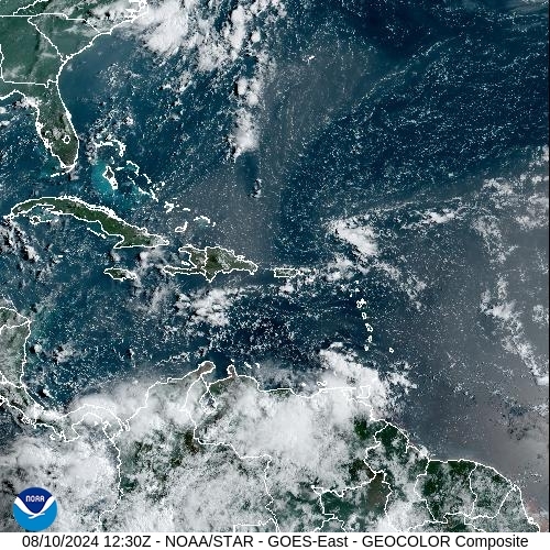 Satellite - Alizes Ouest - Sat 10 Aug 09:30 EDT