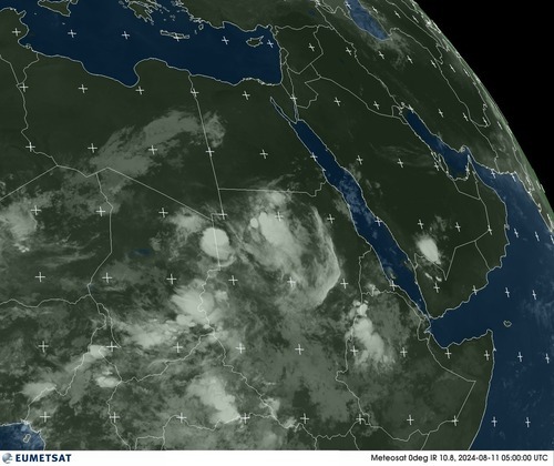 Satellite - Gulf of Aden - Sun 11 Aug 02:00 EDT