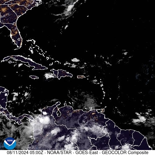 Satellite - Alizes Ouest - Sun 11 Aug 02:00 EDT