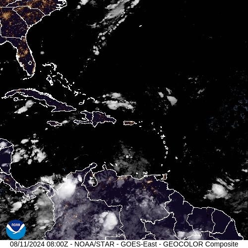 Satellite - Alizes Ouest - Sun 11 Aug 05:00 EDT