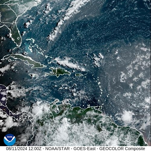 Satellite - Alizes Ouest - Sun 11 Aug 09:00 EDT