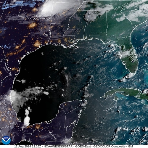 Satellite -  - Mon 12 Aug 09:16 EDT