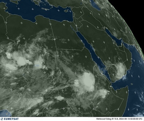 Satellite -  - Mon 12 Aug 23:00 EDT