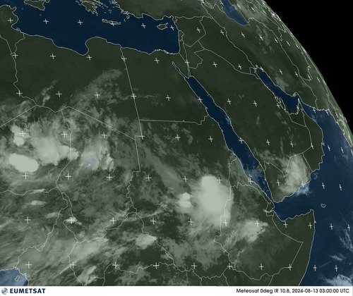 Satellite - Central - Tue 13 Aug 00:00 EDT