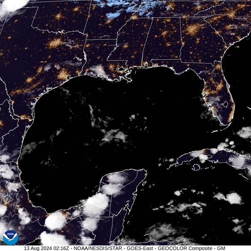 Satellite -  - Mon 12 Aug 23:16 EDT