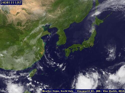 Satellite - Hokkaido - Tue 13 Aug 00:00 EDT