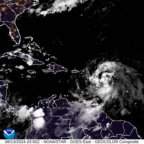 Satellite - Dom. Republic - Tue 13 Aug 00:00 EDT