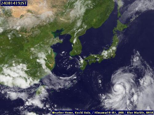 Satellite - Taiwan Strait - Wed 14 Aug 08:00 EDT