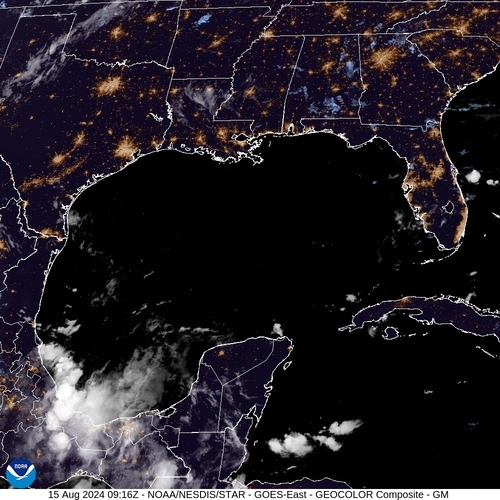 Satellite - Gulf of Honduras - Thu 15 Aug 06:16 EDT