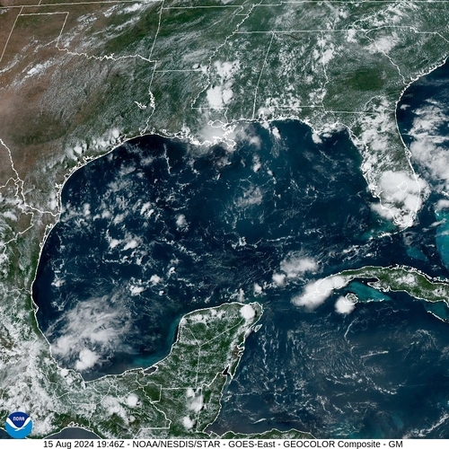 Satellite - Cuba/West - Thu 15 Aug 16:46 EDT