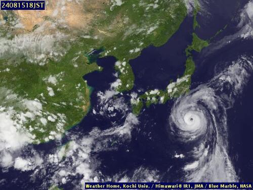 Satellite - Taiwan Strait - Thu 15 Aug 07:00 EDT