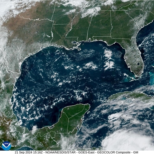 Satellite - Cuba/West - Sat 21 Sep 12:16 EDT