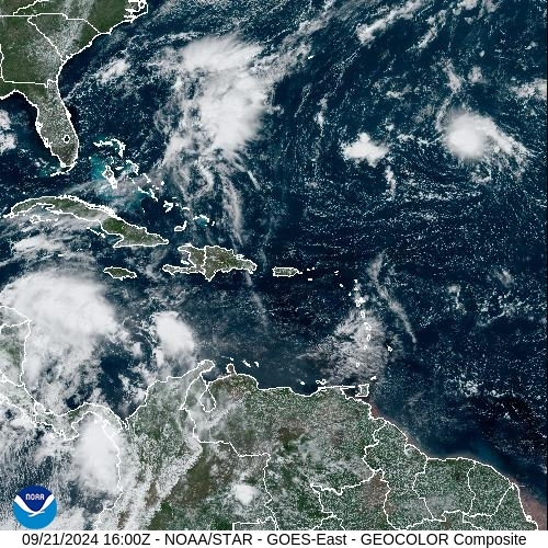 Satellite - Jamaica - Sat 21 Sep 13:00 EDT