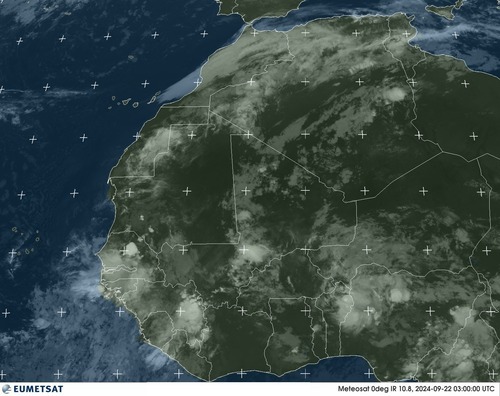 Satellite - Point Noire - Sun 22 Sep 00:00 EDT