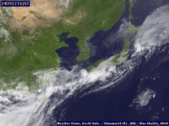 Satellite - Japan - Sun 22 Sep 04:00 EDT