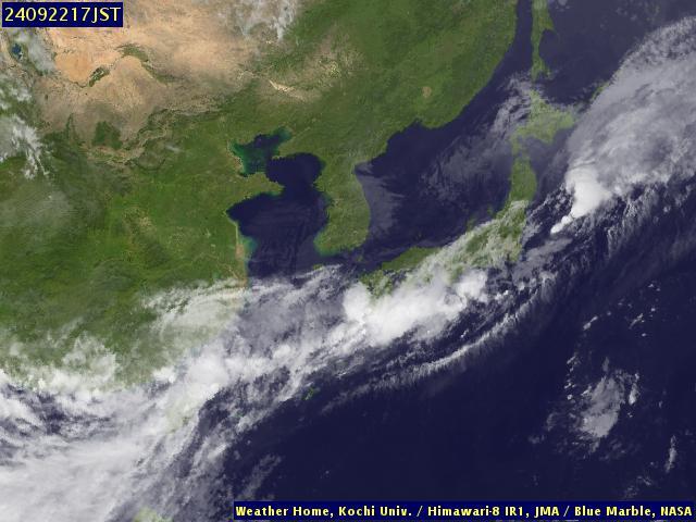 Satellite - Japan - Sun 22 Sep 05:00 EDT