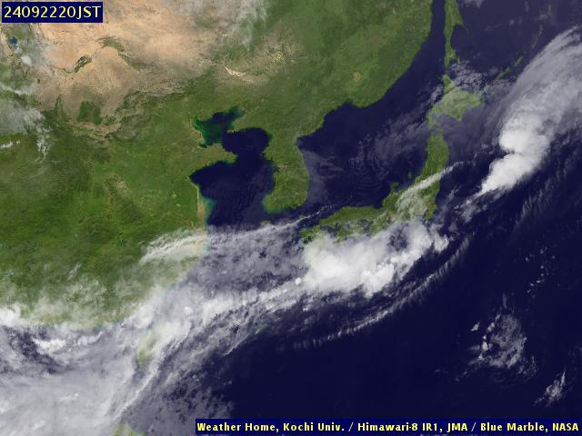 Satellite - Japan - Sun 22 Sep 08:00 EDT